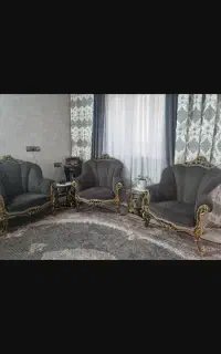 مبل 9نفره جلو مبلی 2عد عسلی