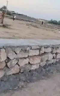 بناشمس الله افغانی سنگ لاشه بلوک چین پی کنی
