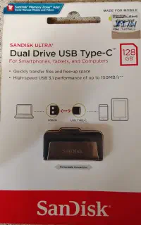 USB 3 dual drive type c 128