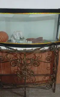 آکواریم با میز ش