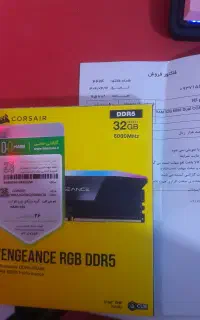 رم کورسیر ۳۲ گیگ دی دی ار ۵ باس ۶ هزار ارجی بی