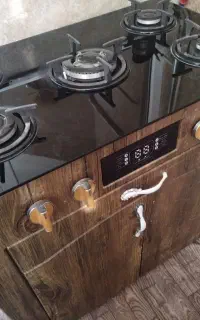 اجاق گاز کابینتی پنج شعله