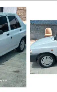 پراید مدل ۹۷ بی رنگ سالم