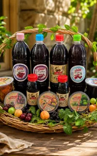 آب آلبالو  زرشک انار