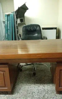 میز چوبی ال دار مدیریتی