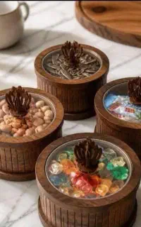 قندون چوبی شیک و زیبا