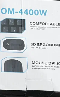 کیبورد و ماوس بی سیم وان مکس (one max 4400w)