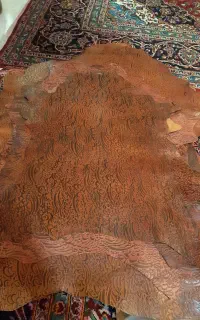 رومیزی چرمی آنتیک