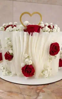 کیک تازه خانگی