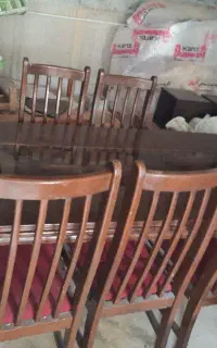 میز و صندلی  نهار خوری  ۶ نفره بزرگ نراد