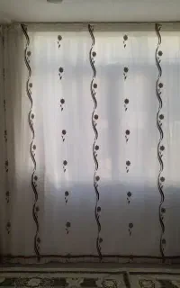 فروش پرده حریر در حد نو