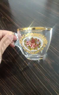 استکان لب طلایی