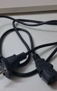 کابل برق سه پین منبع تغذیه کامپیوتر VDE طول 1.5m
