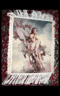 نخ و نقشه فرشته تخیلی