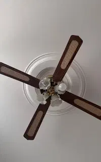 پنکه و لوستر سقفی چهار شعله