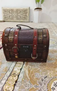صندوقچه ی چوبی کارکرده