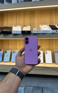 iphone 16 normal ۱۶ نرمال صورتی باطری۱۰۰ ۶۷بارشارژ