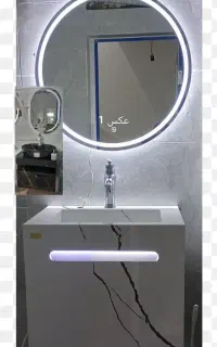 روشویی نانوپولیش و آینه لمسی