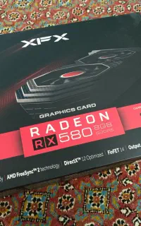 کارت گرافیک +Rx 580 8g  oc