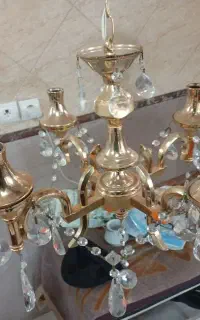 لوستر در حد نو آب طلا کاری شده اصل