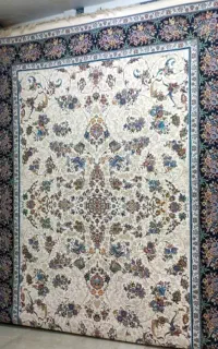 یک جفت قالی نخ ترک ۱۰۰۰ شانه