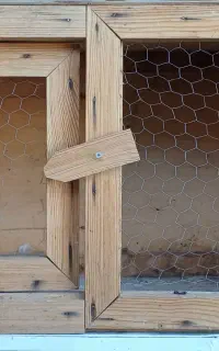 قفس چوبی یک طبق