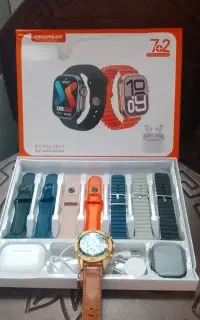 ساعت هوشمند همراه ۷ بندو بلوتوثی ویک ساعت مچی