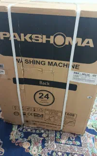 ماشین لباسشویی پاکشوما 9 کیلو رنگ سیلور. اتوماتیک
