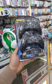 دسته بازی کامپیوتر شوکدار دوتایی