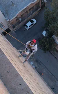 کار در ارتفاع با طناب(راپل)