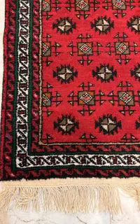 قالیچه دستباف ترکمن جفت دو متری و سجاده ای ،پادری