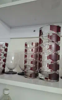 گلدان فرانسوی  اصل قدیمی سه عدد