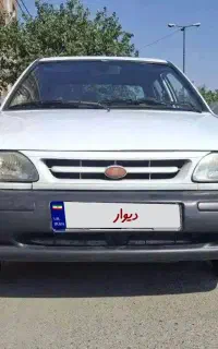 پراید سفید ۸۵ دوگانه فنی سالم