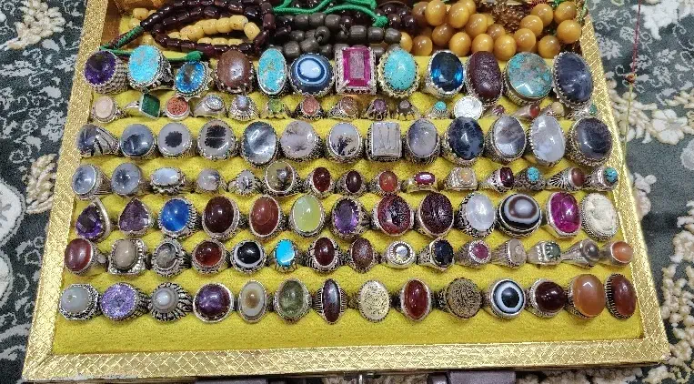 انواع انگشتر و زیورآلات کلکسیونی نقره|جواهرات|اندیمشک, |دیوار