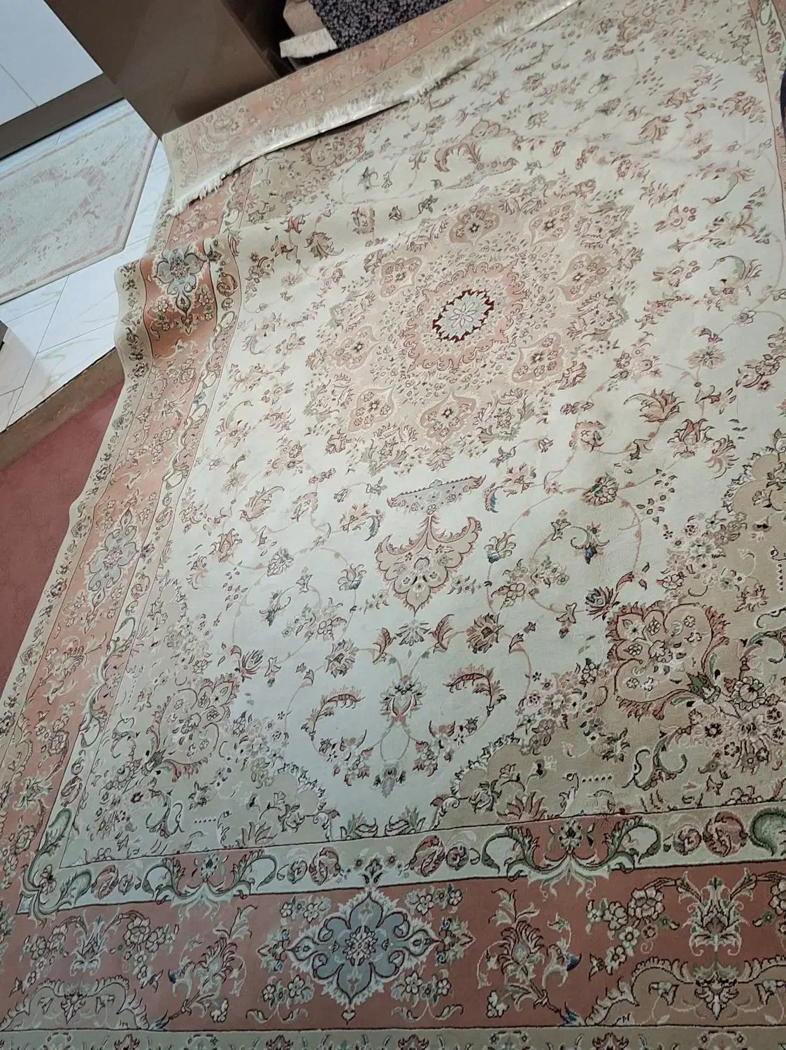 فرش ۹ متری کرم|فرش|تهران, جوادیه تهرانپارس|دیوار