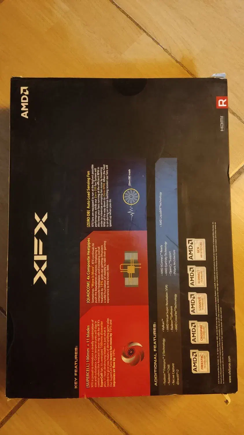 کارت گرافیک xfx rx580|قطعات و لوازم جانبی رایانه|مشهد, صیاد شیرازی|دیوار