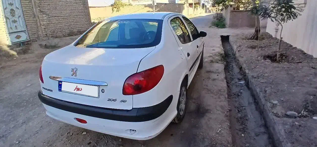 206اس دی مدل 90 بدون رنگ|خودرو سواری و وانت|نیشابور, فرح بخش|دیوار