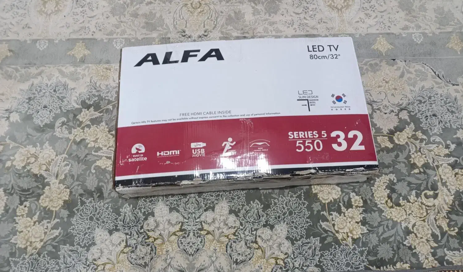 تلوزیون۳۲اینچ نو پلمپ|تلویزیون و پروژکتور|نگین شهر, |دیوار