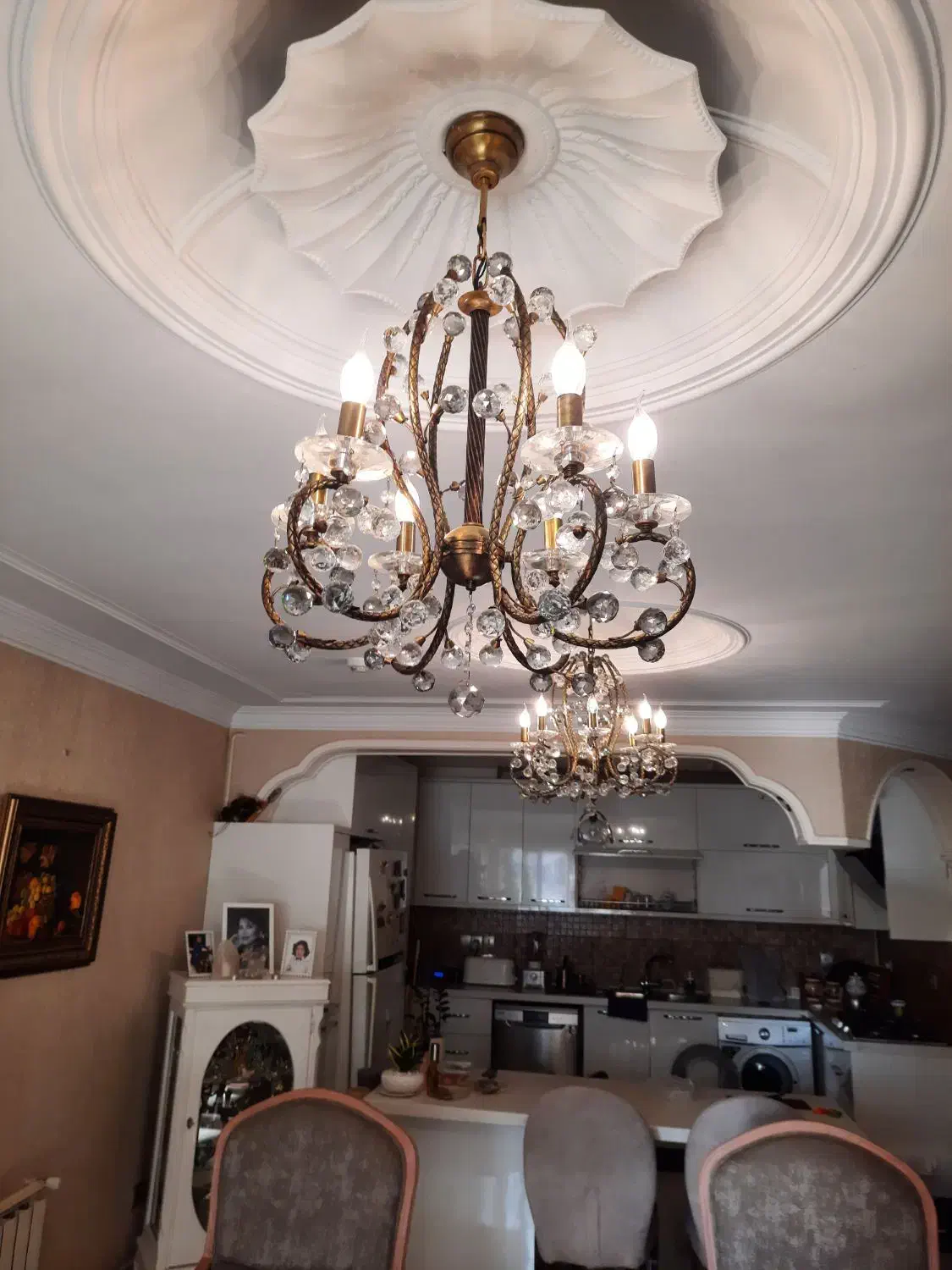 سه عدد لوستر|لوستر و چراغ آویز|تهران, حکیمیه|دیوار