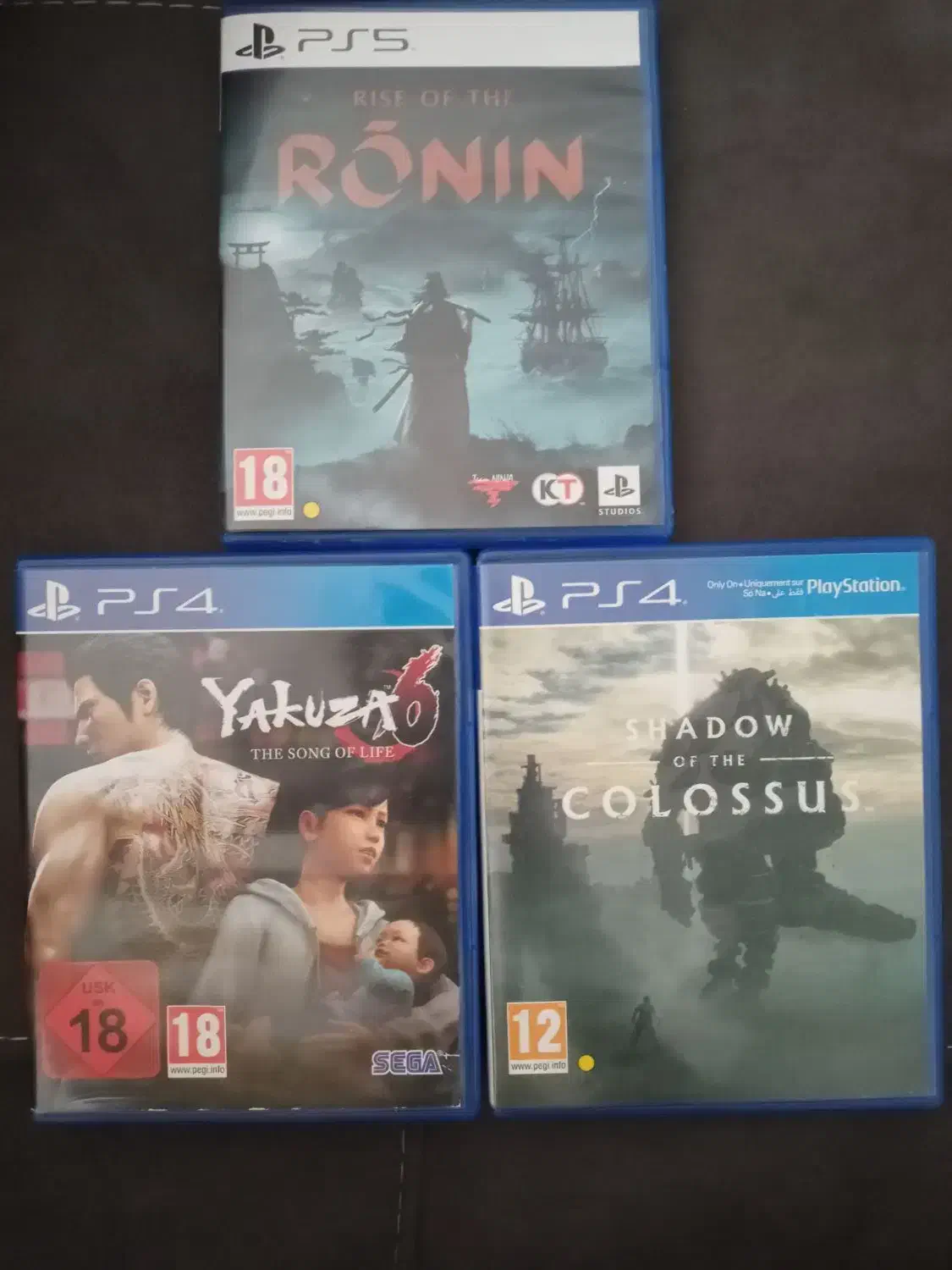 بازی ps4 ps5 ronin yakuza shadow colossus|کنسول، بازی ویدئویی و آنلاین|تهران, شهرک چیتگر|دیوار