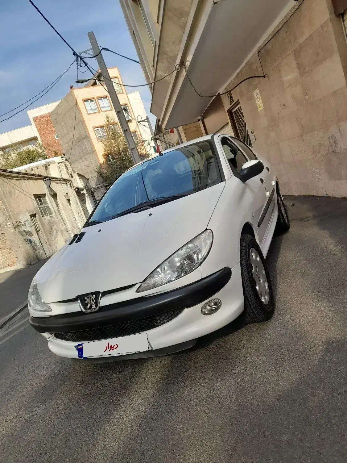 206 SD V8 مدل ۱۳۹۷ بدون رنگ استسنائی|خودرو سواری و وانت|تبریز, |دیوار