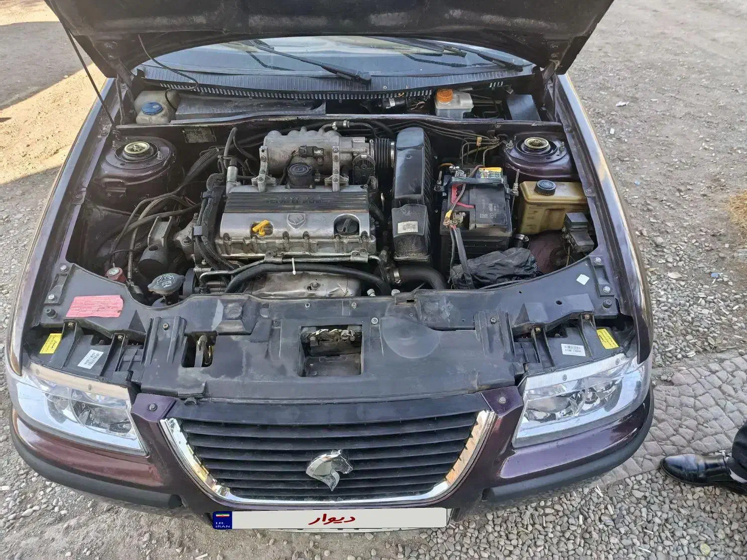 سمند مدل 91 دوگانه کارخانه ef7|خودرو سواری و وانت|نهاوند, |دیوار