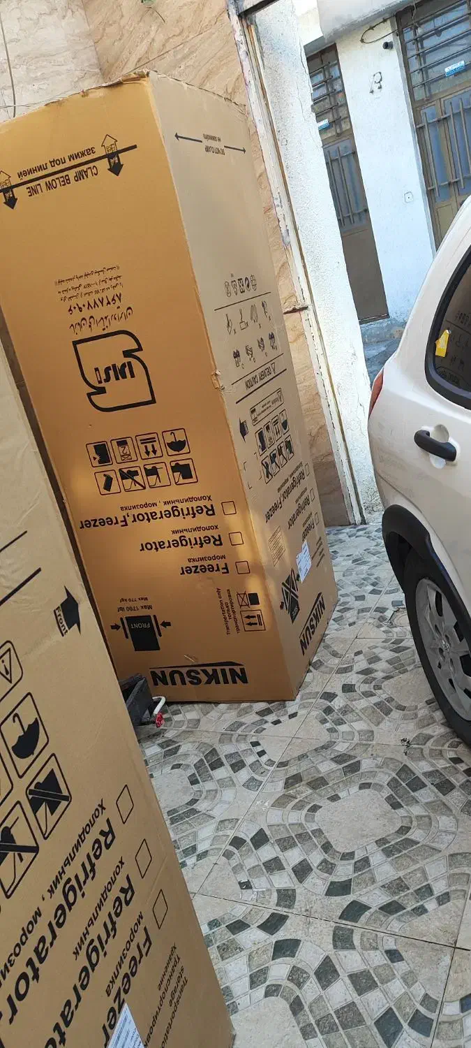 کارتن یخچال دوقلو نیکسان|ابزارآلات|شیراز, بالا کفت|دیوار