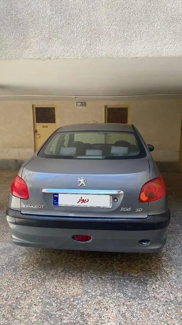 206 تیپ5 v8|خودرو سواری و وانت|اصفهان, ابر|دیوار