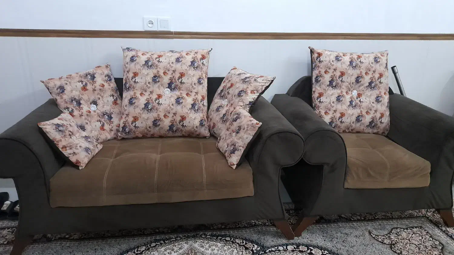 مبل وعسلی ومیزغذاخوری سِت|مبلمان خانگی و میز عسلی|رباطکریم, رباطکریم|دیوار