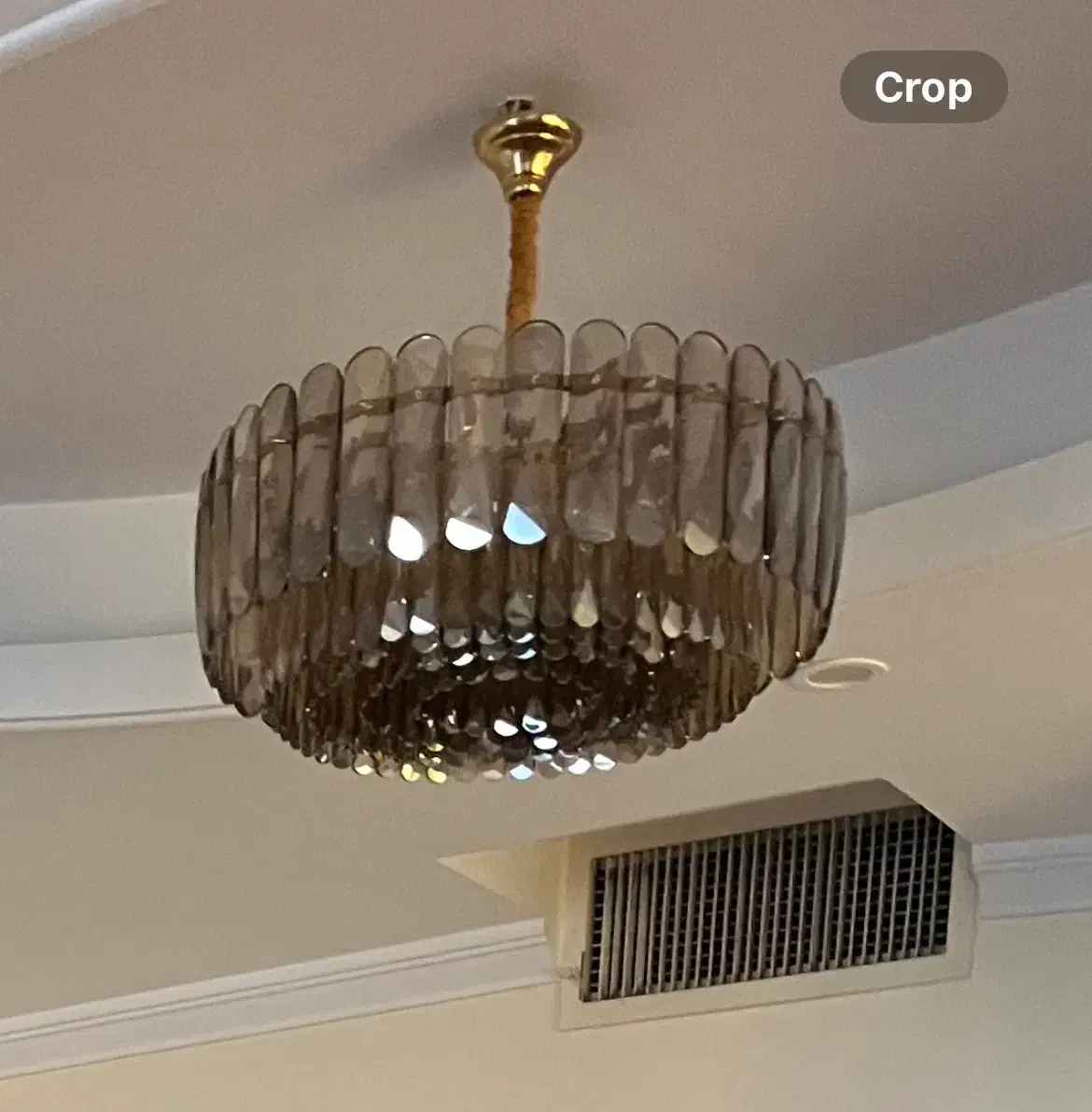 ۲عدد لوستر کریستالی|لوستر و چراغ آویز|تهران, بوستان شیان|دیوار