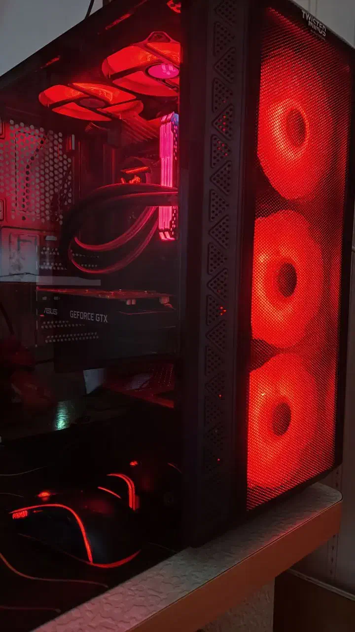 کیس گیمینگ به همراه کامل اقلام|رایانه رومیزی|هشتگرد, شهرک راه آهن|دیوار