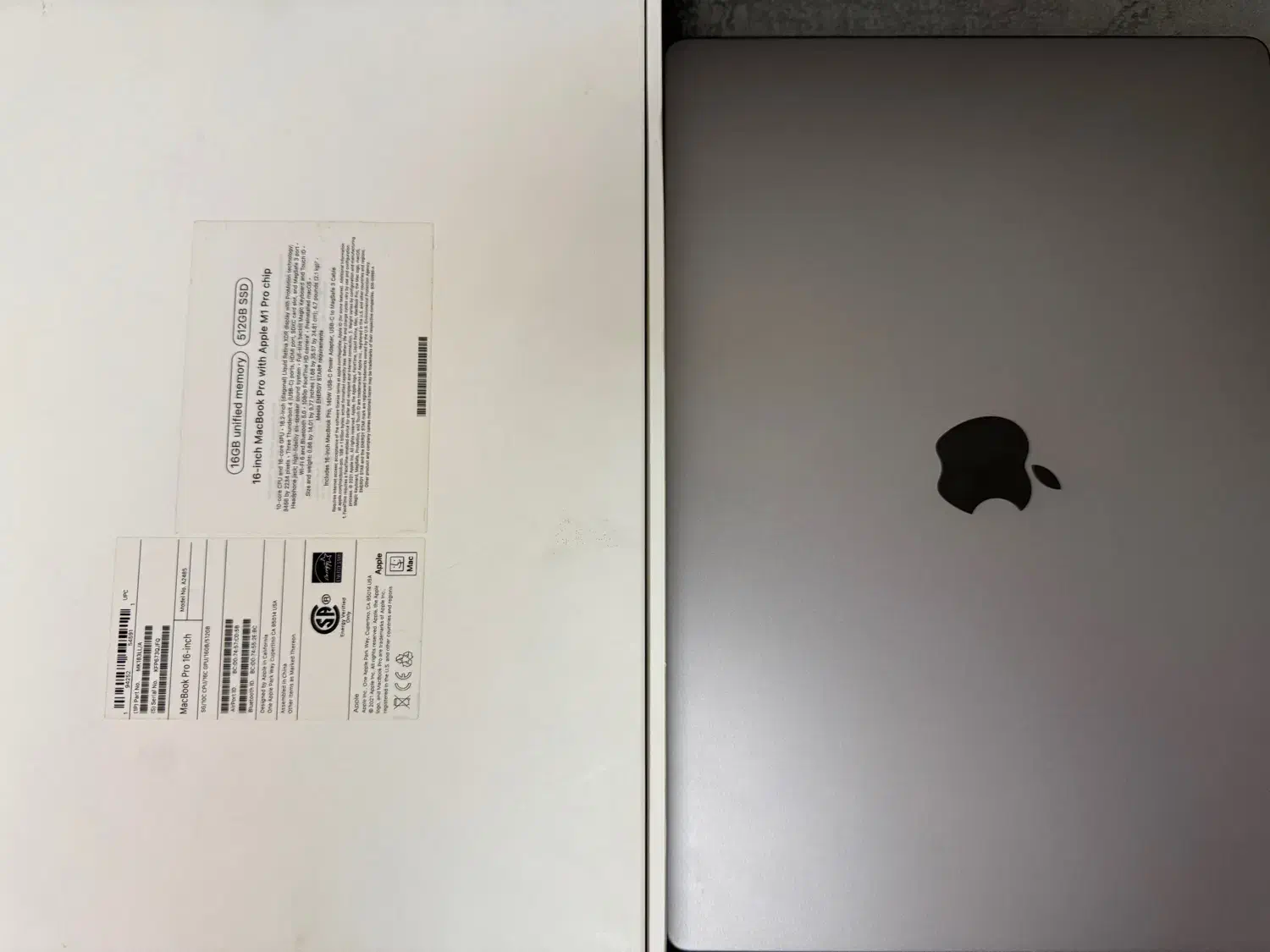 MacBook Pro m1 16 inch  / mk183 lla مشابه آکبند|رایانه همراه|تهران, توحید|دیوار