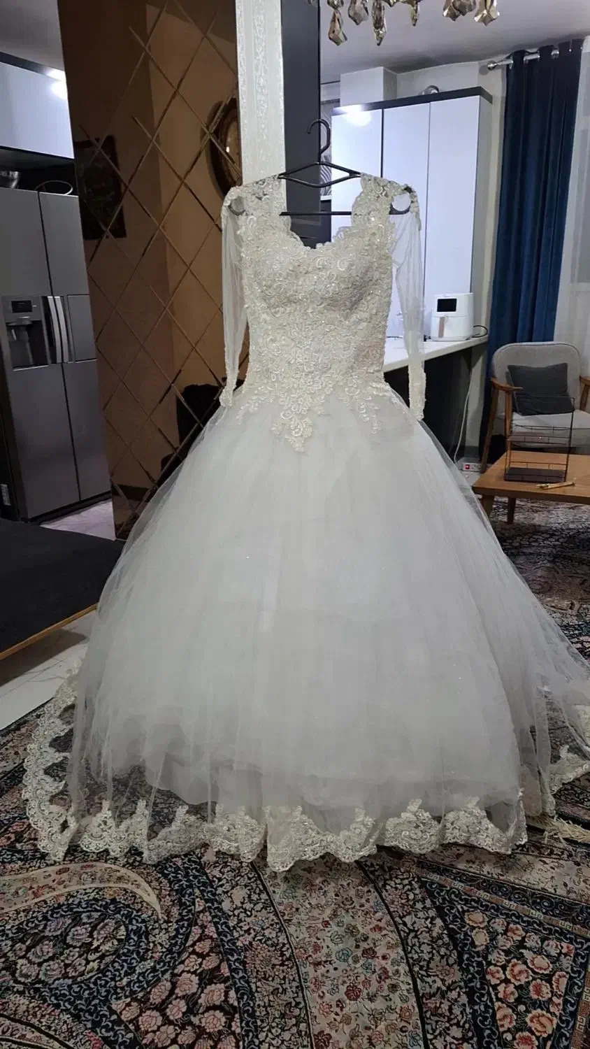 لباس عروس شیک همراه با ژپون|لباس|ری, هاشم‌آباد|دیوار