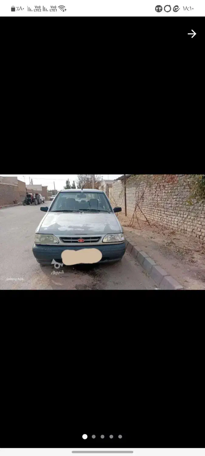 پراید نقره ای 86|خودرو سواری و وانت|گرمه, |دیوار